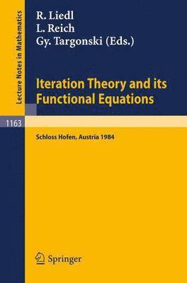 Iteration Theory and its Functional Equations 1