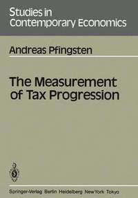 bokomslag The Measurement of Tax Progression