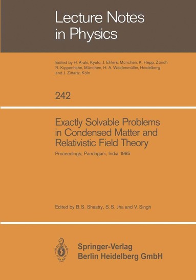 bokomslag Exactly Solvable Problems in Condensed Matter and Relativistic Field Theory