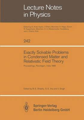 Exactly Solvable Problems in Condensed Matter and Relativistic Field Theory 1