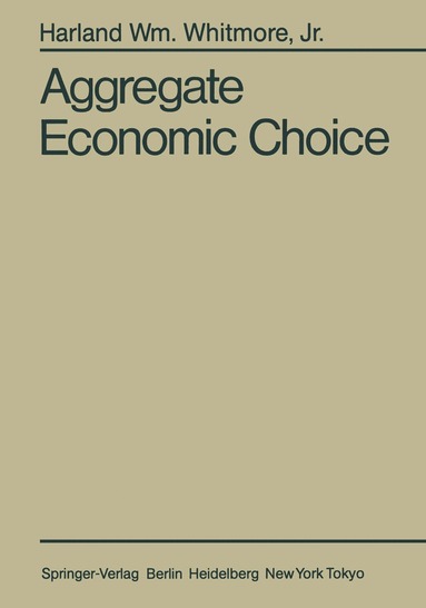 bokomslag Aggregate Economic Choice