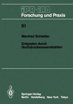 bokomslag Entgraten durch Hochdruckwasserstrahlen