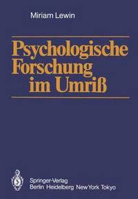 bokomslag Psychologische Forschung im Umri