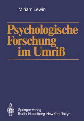 Psychologische Forschung im Umri 1