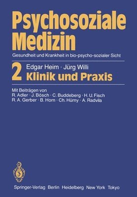 bokomslag Psychosoziale Medizin Gesundheit und Krankheit in bio-psycho-sozialer Sicht