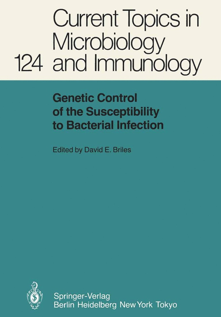 David E. Briles - Genetic Control of the Susceptibility to Bacterial Infection, Häftad