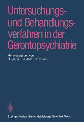 bokomslag Untersuchungs- und Behandlungsverfahren in der Gerontopsychiatrie