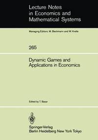 bokomslag Dynamic Games and Applications in Economics