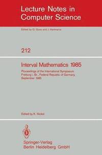 bokomslag Interval Mathematics 1985
