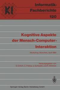 bokomslag Kognitive Aspekte der Mensch-Computer-Interaktion