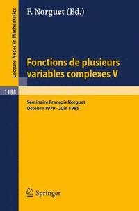 bokomslag Fonctions de Plusieurs Variables Complexes V