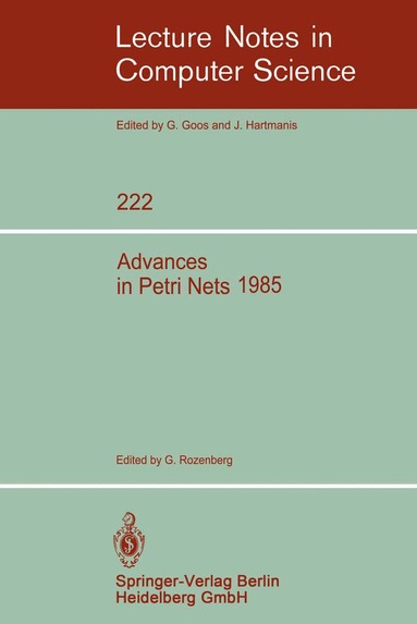 Grzegorz Rozenberg - Advances in Petri Nets 1985, Häftad
