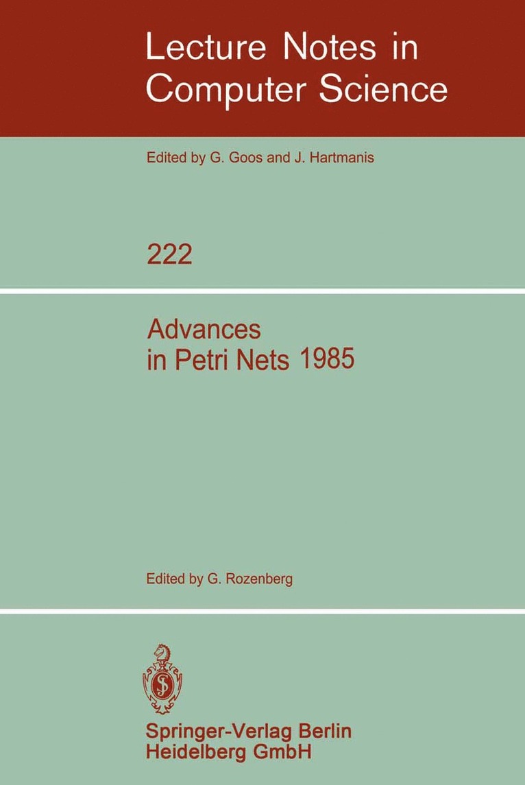 Grzegorz Rozenberg - Advances in Petri Nets 1985, Häftad
