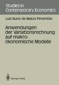 bokomslag Anwendungen der Variationsrechnung auf makrokonomische Modelle