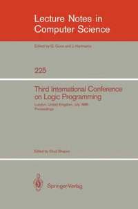 bokomslag Third International Conference on Logic Programming