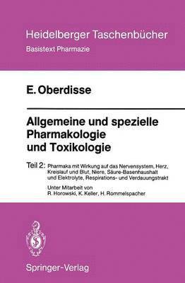 Allgemeine und spezielle Pharmakologie und Toxikologie 1