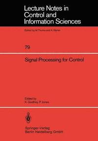 bokomslag Signal Processing for Control