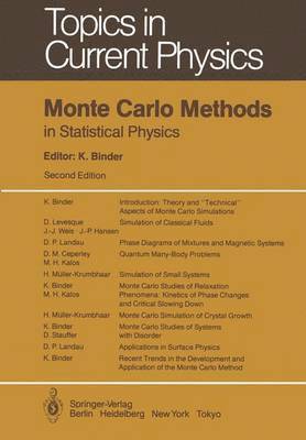Monte Carlo Methods in Statistical Physics