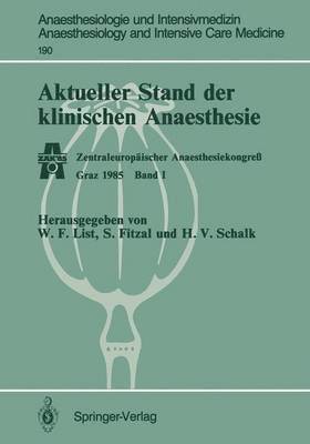 bokomslag Aktueller Stand der klinischen Anaesthesie