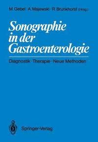 bokomslag Sonographie in der Gastroenterologie