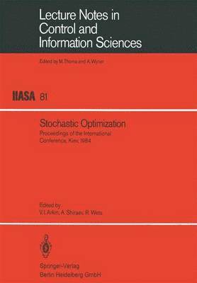 Stochastic Optimization 1