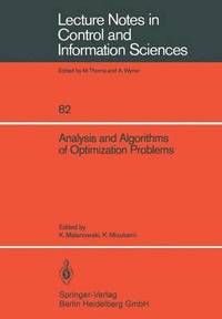 bokomslag Analysis and Algorithms of Optimization Problems