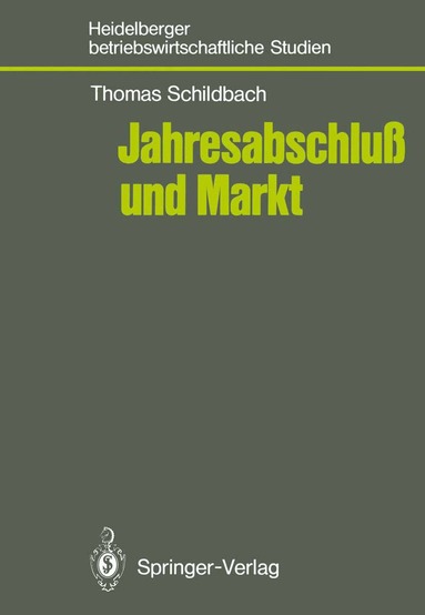 Thomas Schildbach - Jahresabschluß und Markt, Häftad