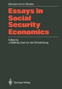 bokomslag Essays in Social Security Economics