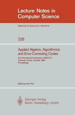 Applied Algebra, Algorithmics and Error-Correcting Codes 1