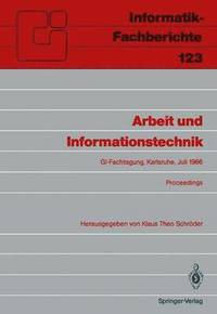 bokomslag Arbeit und Informationstechnik