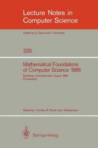 bokomslag Mathematical Foundations of Computer Science 1986