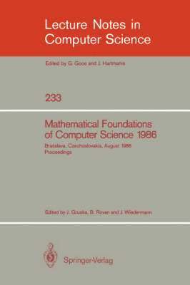 Mathematical Foundations of Computer Science 1986 1