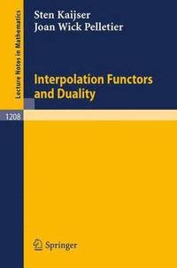 bokomslag Interpolation Functors and Duality