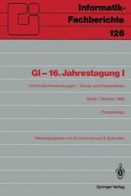bokomslag GI-16.Jahrestagung I