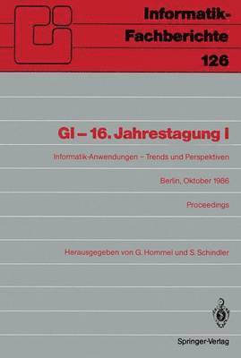 bokomslag GI-16.Jahrestagung I