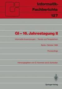 bokomslag GI - 16. Jahrestagung II