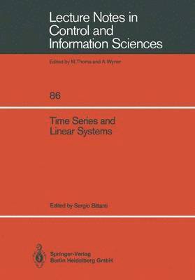 bokomslag Time Series and Linear Systems