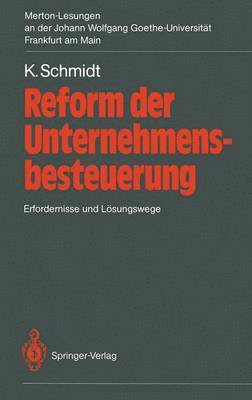 bokomslag Reform der Unternehmensbesteuerung