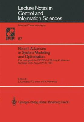 Recent Advances in System Modelling and Optimization 1