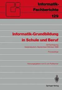 bokomslag Informatik-Grundbildung in Schule und Beruf