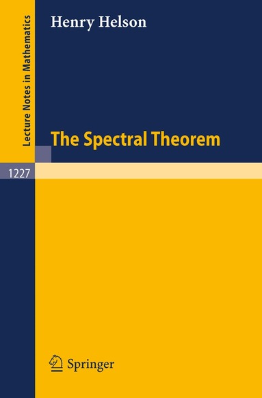 Henry Helson - Spectral Theorem, Häftad
