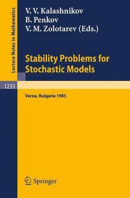 Stability Problems for Stochastic Models 1