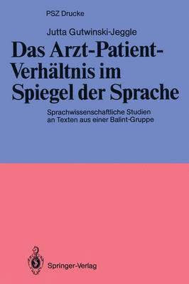 bokomslag Das Arzt-Patient-Verhltnis im Spiegel der Sprache