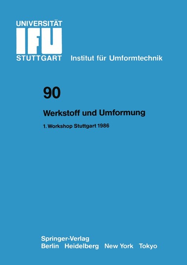 Kurt Lange - Werkstoff und Umformung, Häftad