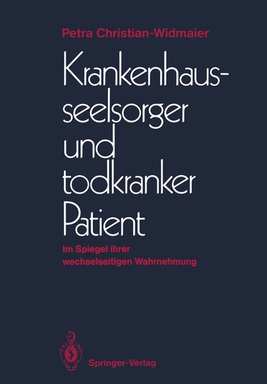 bokomslag Krankenhausseelsorger und todkranker Patient