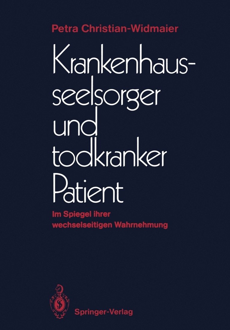 Krankenhausseelsorger und todkranker Patient 1