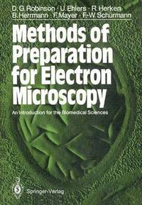 bokomslag Methods of Preparation for Electron Microscopy