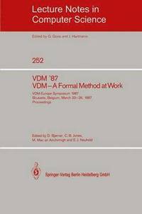 bokomslag VDM '87. VDM - A Formal Method at Work