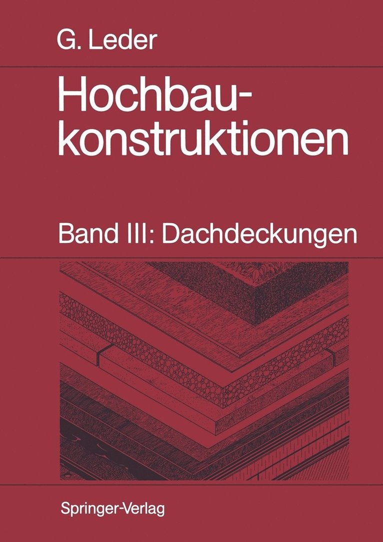 Gerhard Leder - Hochbaukonstruktionen, Häftad