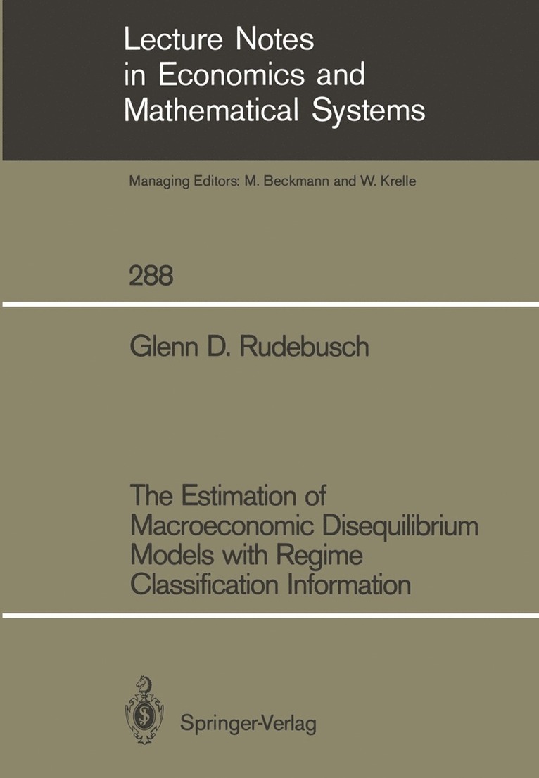 Estimation of Macroeconomic Disequilibrium Models with Regime Classification Information